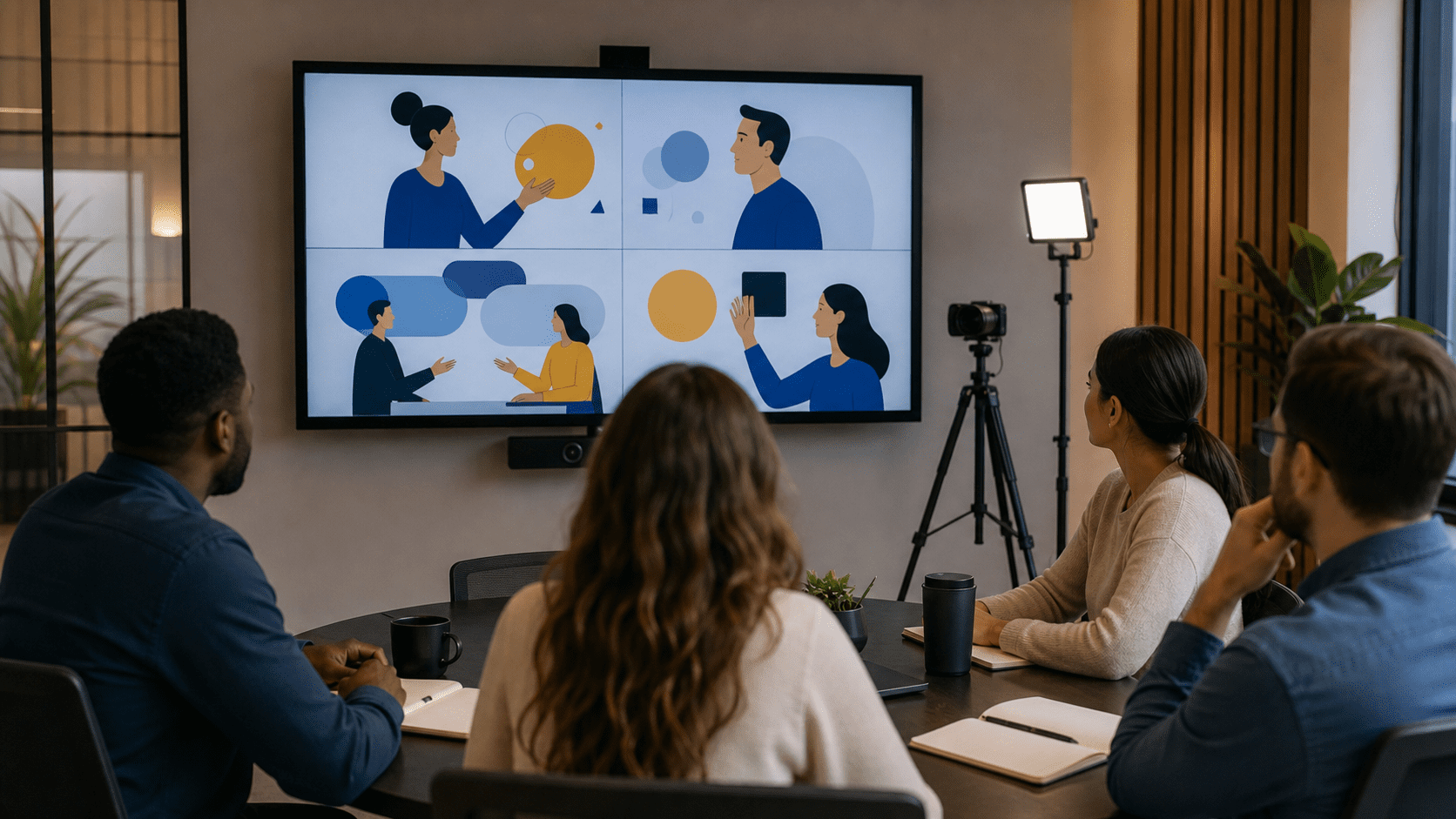 Animated videos for internal communication